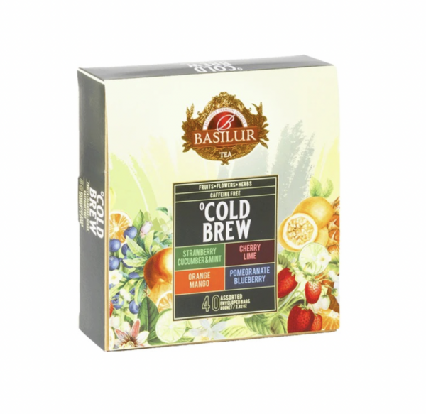 Té Frutal Cold Brew Libre de Cafeina 40 Unidades Basilur