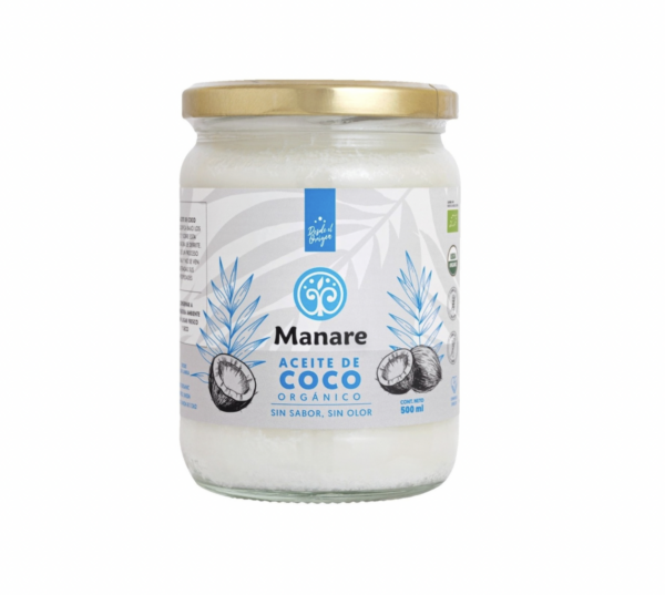 Aceite de Coco sin Sabor sin Olor 500ml Manare