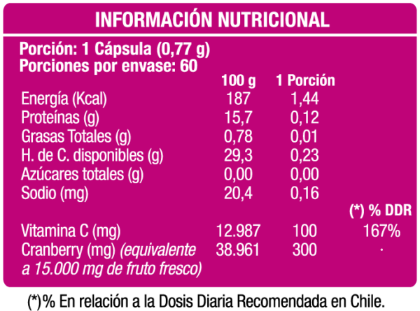 Cranberry 15.000 MG. + Vitamina C Nutrapharm - Image 2