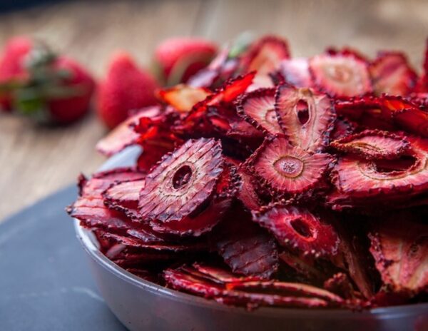 Frutilla en rodajas deshidratadas 100grs  Agronewen