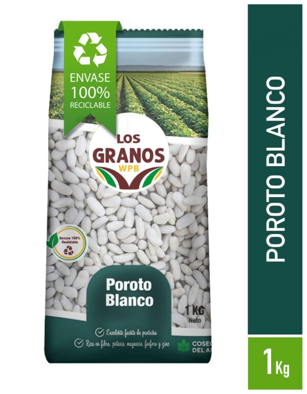 Poroto Blanco 1kl. Premium. Los Granos.