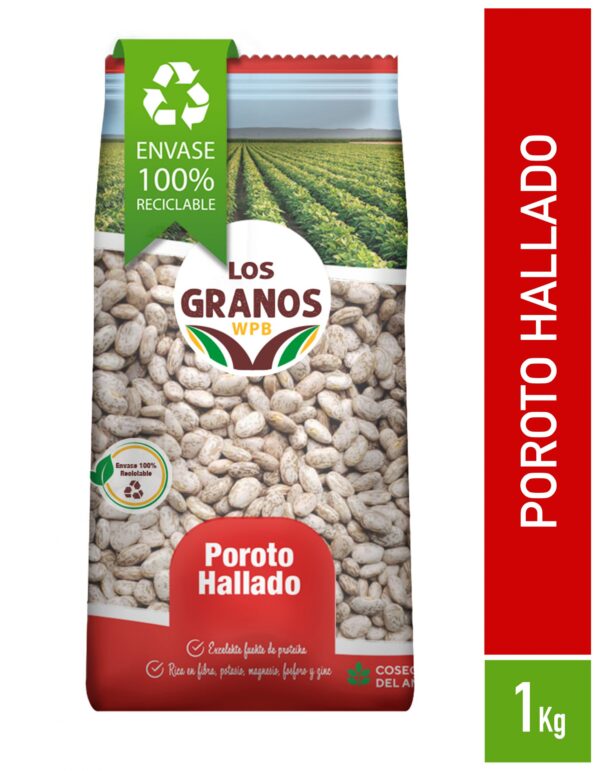 Poroto Hallado 1KL. Premium. Los Granos.