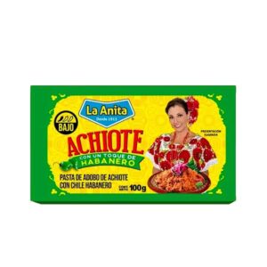 Pasta de Adobo de Achiote con Habanero 100g. La Anita