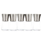 Pack 5 Molinillos Acero Inox. 13cms. Agronewen