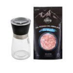 Pack Sal Rosada Fina 1K. + Molinillo 13cms. Los Boldos / Agronewen